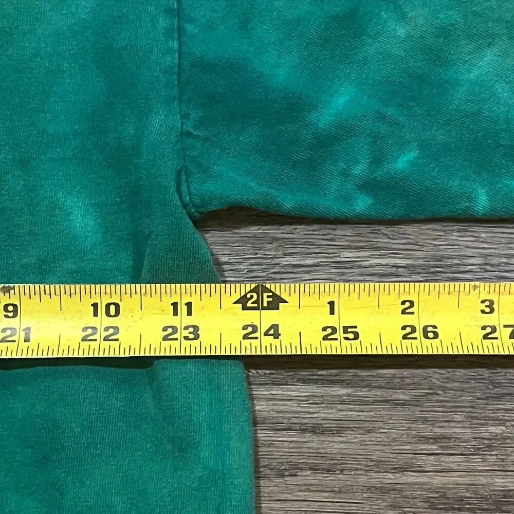 Vintage 90s Liquid Blue Notre Dame Semi Tie-Dye Single Stitch Made USA Men's XL - Picture 7 of 8